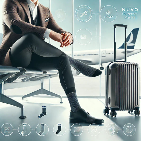 Calcetines de compresión para viajes