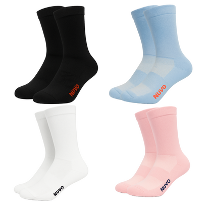 Calcetín 3/4 Compresión Deportivos - 4 Pares (Combinado) - Envio Gratis