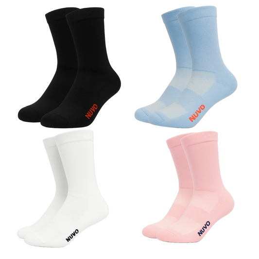 Calcetín 3/4 Compresión Deportivos - 4 Pares (Combinado) - Envio Gratis
