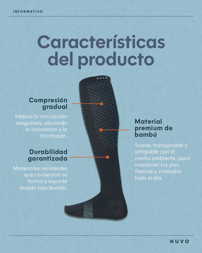Calcetines de Compresión - 4 Pares - Envío Gratis